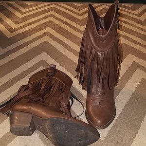 Tassel Cowgirl Boots